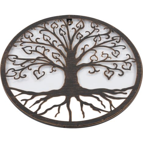 Arbre décoratif mural en métal, forme d'arbre, style minimaliste moderne, en fer, pour salon ou bureau. Arbre de l'amour (1/5)