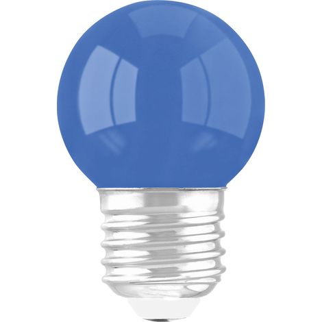 Ampoule LED décorative boule E27 1W bleue 59 lm ULKE Struhm (1/2)