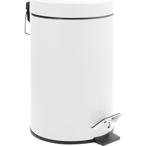 GELCO - Poubelle salle de bain 3l lady blanc