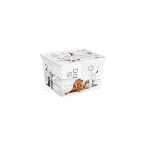 Keter CONTENITORE C BOX CUBE 40X34XH25CM PETS COLLECTION (1/2)