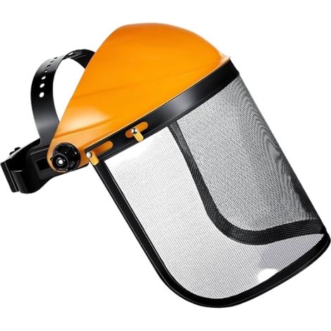 VISIERA A RETE REGOLABILE MASCHERA PROTETTIVA PER DECESPUGLIATORE (1/4)