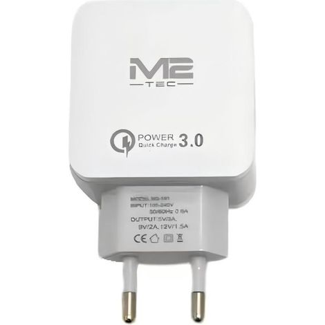 Chargeur rapide 3.0 pour iPhone + câble Lightning (1/3)