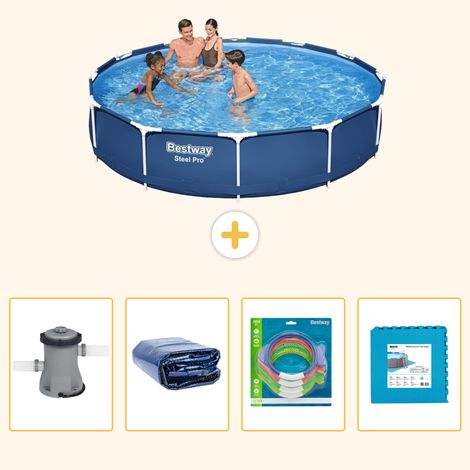 Bestway Bestway Steel Pro Ronde - 366x76 cm - 5-pièces S229 (1/5)