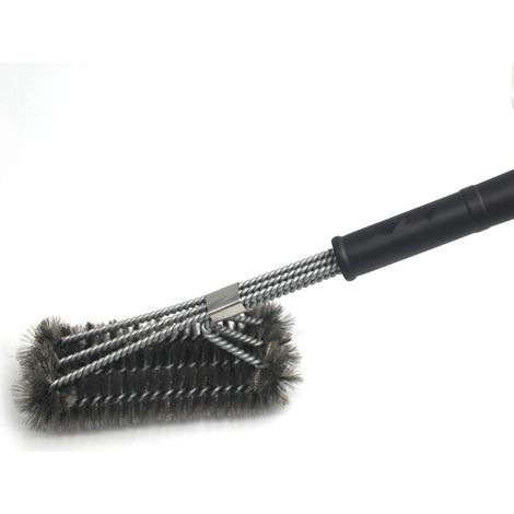 Filiyano-Brosse à barbecue de 45 cm (18 pouces) à trois fils, pour le nettoyage des grils (1/5)