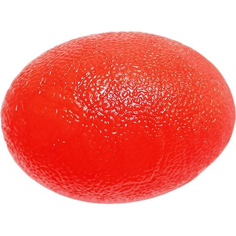 Boule de renforcement de prise en main en silicone rouge, exerceur de doigts pour soulager le stress et la tension