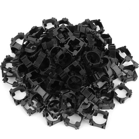 200 pezzi di portacelle per batterie al litio, supporto in plastica per batterie agli ioni di litio, portacelle cilindrico per batterie fai da te
