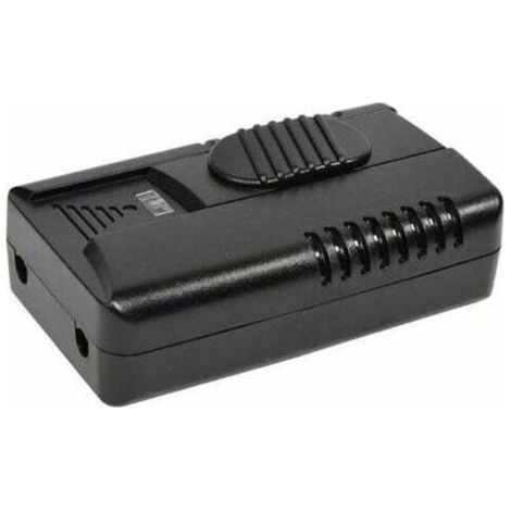 Variateur à pied a curseur 150W 230V Noir Compatible LED [Classe énergétique A] (1/4)