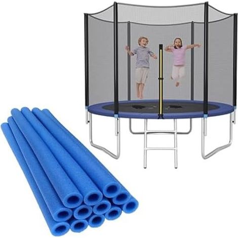 Schaumstoffpolsterung für Trampolinstangen – 40 cm lange Sicherheitshüllen, UV-beständiger Schutzbezug, stoßdämpfendes Polster für Fitnessgeräterohre und Spielgeräte (1/5)