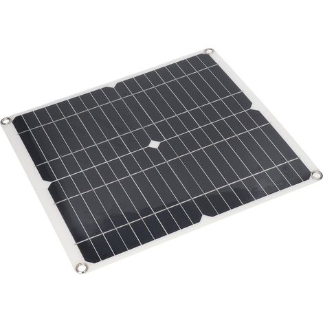 25-W-15-V-Flexibles-Monokristallin-Solarpanel-Set mit 100-A-Regler, intelligentem Schutz und Ladegerät für netzunabhängige Systeme, erneuerbare Energie (1/5)