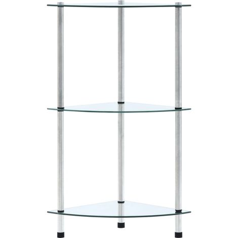 Maison Exclusive - Regal mit 3 Ablagen Transparent 30x30x67 cm Ha
