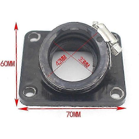 Adaptador de interfaz de carburador de motocicleta para colector de admisión, edición 0724 (1/4)