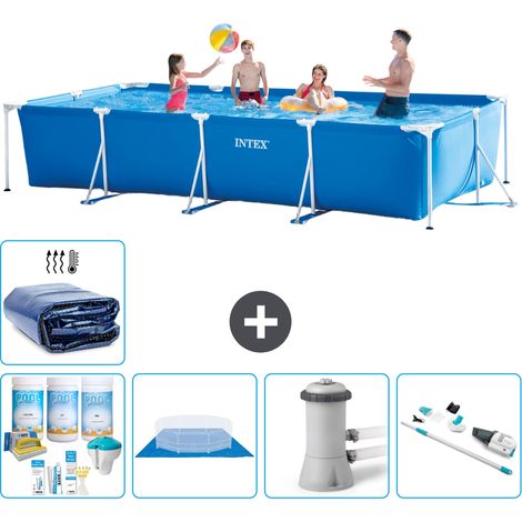 Intex Piscine Tubulaire Rectangulaire - 450x220x84 cm - 6-pièces S20077 (1/5)