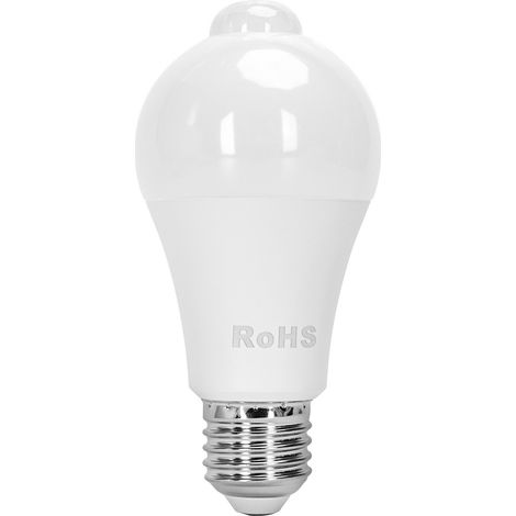 Lampadina Led E27 A60 a bulbo 12W Bianco caldo 3000K con sensore di movimento Aigostar (1/4)