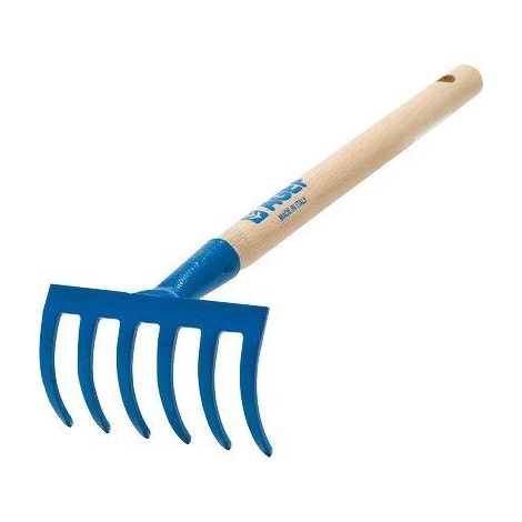 RASTRELLINO NEW AGEF - ACCIAIO VERN/FAGGIO DENTI 6 CM 31- 12 pezzi