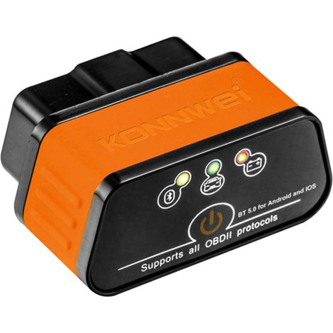 LIFCAUSAL KW903 BT 5.0 Sans Fil OBD-II Scanner Diagnostic Auto, Détecteur-Testeur pour iOS et Android (1/5)