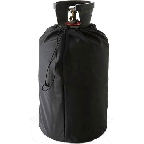 Housse de protection pour bouteille de gaz 31x59cm, toile Oxford imperméable et anti-UV, idéale pour le stockage extérieur de réservoirs propane. (1/4)