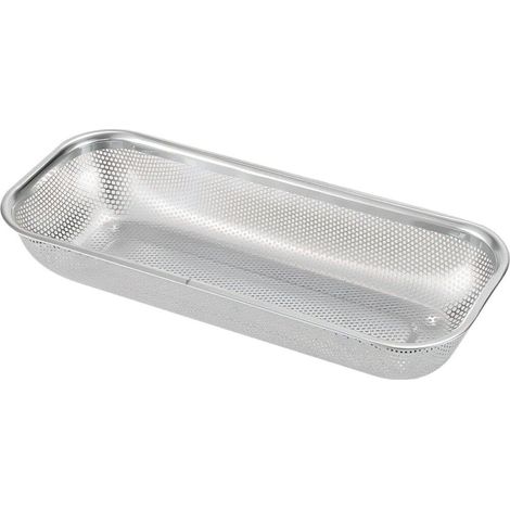 Égouttoir acier inoxydable trou dense, pour couteaux, baguettes, cuillères (1/4)
