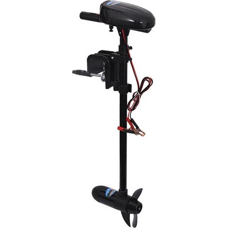 hors-bord pour bateau pneumatique, kayak, c électrique de bateau gonflable 28 LBS 12 V, de pêche à la traîne hors-bord de kayak, équipement de dériveur, accessoires de canoë (1/4)