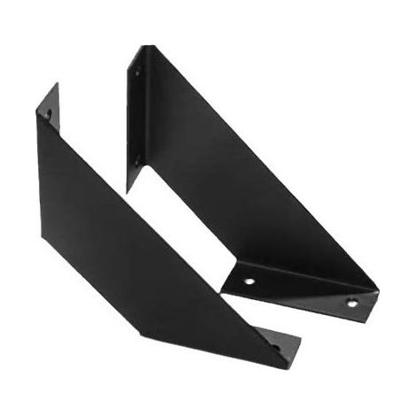 Soportes rústicos para estantes de pared, soportes resistentes de estilo antiguo, soportes para estantes de pared para bricolaje, 15 cm, 2 piezas (1/5)