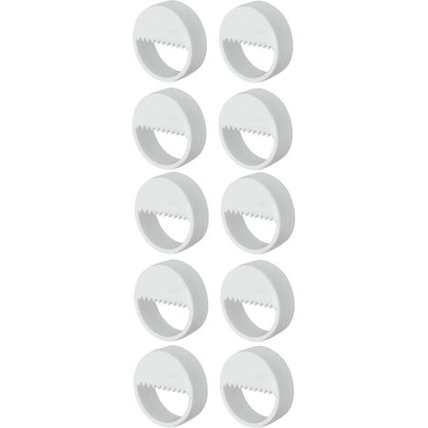 Cyclingcolors – Lot de 10 supports de cadre en plastique 20mm – Pour meubles en bois – Profondeur de perçage 8,5mm – Assemblage facile (1/2)