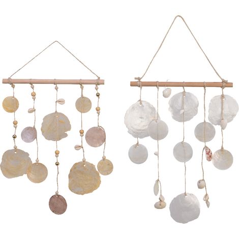 1 SCACCIAPENSIERI CONCHIGLIE 23X55CM ASSORTITO