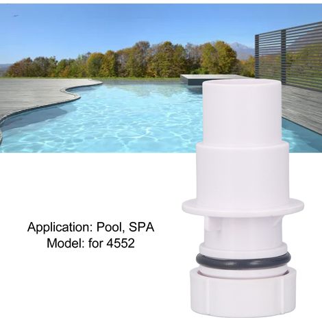 Intex 4552 Poolpumpen-Filteradapter – 1,25 Zoll x 1,5 Zoll – Robustes Kunststoff