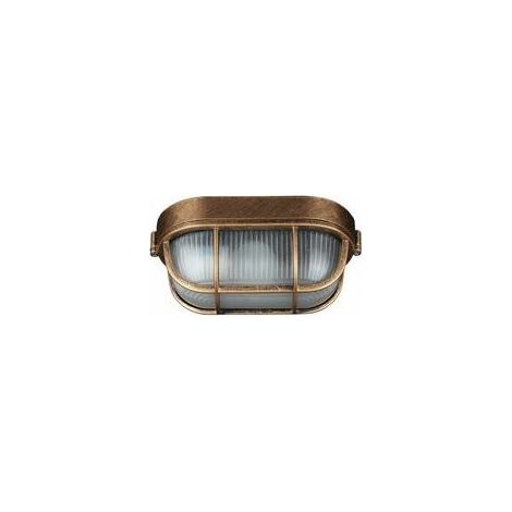 Applique D'extérieur,Lampe Ovale En Aluminium Moulé Sous Pression Applique,Murale Marine Nautique Lumière Vintage Industrielle,Lampe De Bateau,Décoration Mur Patio Couloir Lampes (1/5)