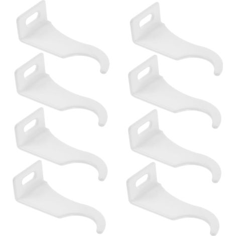 8 Crochets Radiateur Porte-Serviettes Muraux Réglables En Métal Pour Salle De Bain Supports Multifonctionnels Serviettes Et Vêtements Faciles À Installer 3.86X1.57X0.87In -