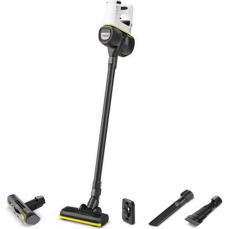 Staubsauger KÄRCHER VC 6 Cordless ourFamily Pet: Beutellos mit hoher Saugkraft, Tierhaar-Zubehör, 50 Min. Laufzeit, 250 W BLDC-Motor, Boost-Funktion, LED-Bodendüse, Mini-Turbobürste (1/5)