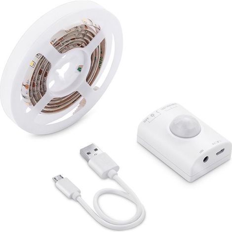 Bande LED SMD 2835 avec détecteur de mouvement pour placard, cuisine ou chambre (1/5)