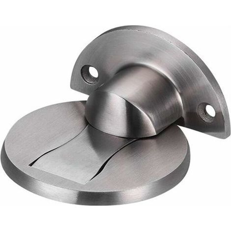 Magnetic Door Stop in 304 Stainless Steel, Door Holder for Home, Hotel, Restaurant, Office - Brushed Silver (1/5)