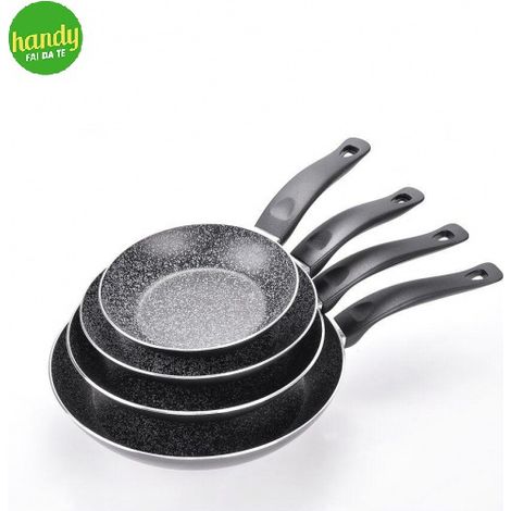 Set 4 padelle Alluflon Ardesia 18, 22, 24 e 28 cm (1/3)