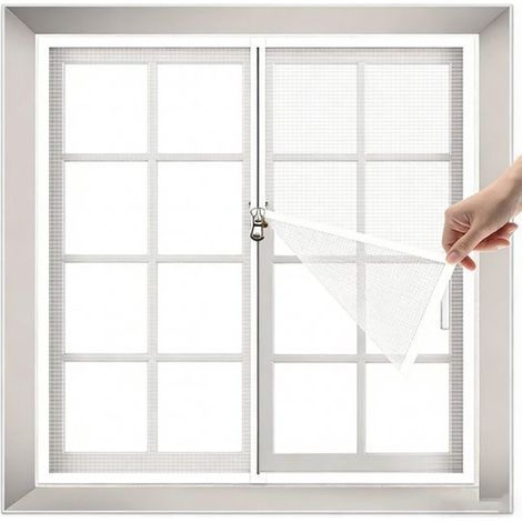 Moskitonetz mit Reißverschluss – 110 x 120 cm – Insektenschutz – Fliegengitter (1/5)