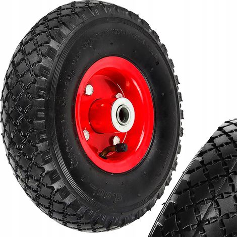 Ruota per carrello GEKO 3.00-4 2PR, pneumatica, cerchio in acciaio, 80 kg, G71014