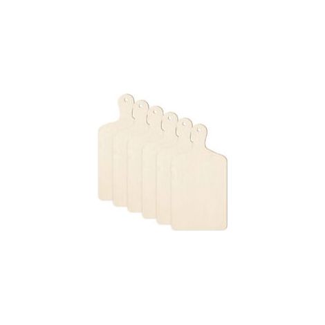 Life Lot de 6 planches à découper rectangulaires en contreplaqué avec poignée 23 x 14 cm pour sublimation, loisirs créatifs, Noël, Thanksgiving, décoration de cuisine (1/5)
