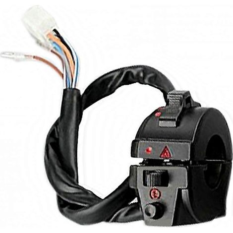 Ensemble de commutateur de guidon droit pour moto--