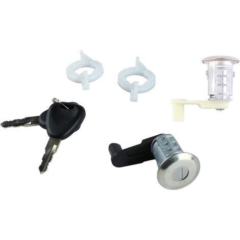 Cylindre de serrure de porte de voiture avec 2 clés, contrôle fluide, remplacement 7701468981 pour MEGANE CLIO THALIA (1/5)