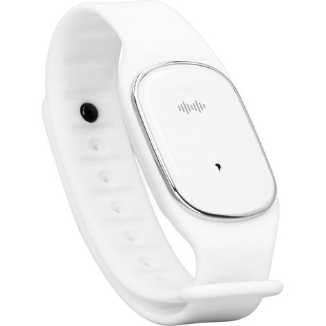 Bracelet Anti-Moustiques Ultrasonique Rechargeable USB pour Enfants et Femmes Enceintes - Blanc (1/5)