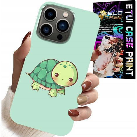Hülle für iPhone 16 Pro – niedliche Schildkrötenmotive für Kinder + Glas (1/5)