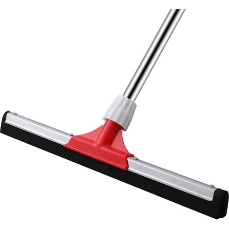 Mitclear Balai Raclette Sol 43cm avec Manche 147cm pour Exterieur Terrasse  Raclette Sol, Lame de Double Mousse, Balai Brosse Sol pour Nettoyage de Garage Douche Salle de Bain Cuisine (1/5)