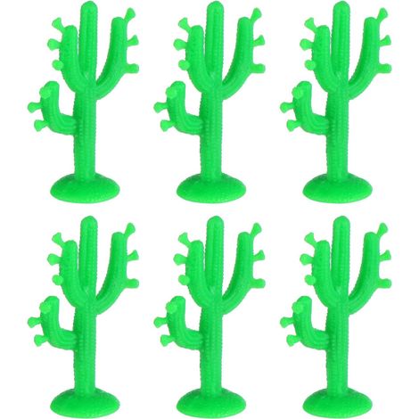 Ornements de Cactus en Plastique 5cm 100 Pièces Plantes Succulentes Artificielles pour Décoration Intérieure Maison Modèle Cactus Sûr et Confortable (1/5)