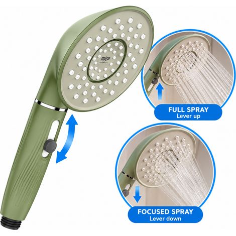 Mira Showers Dramatik Showerhead Multi Mode Shower Head - Matcha Green Handset (1/5)