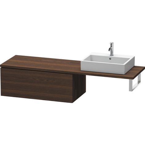 Consolle bassa L-CUBE 1020x547x400mm noce geb