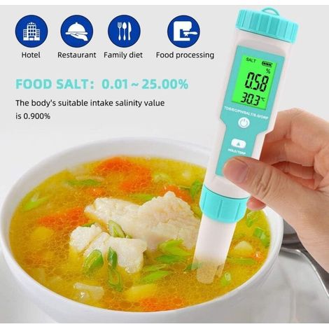 pH-Meter, TDS-Meter, digitales TDS-Messgerät in Stiftform, tragbares Wasserqualitätsmessgerät, multifunktional (1/4)