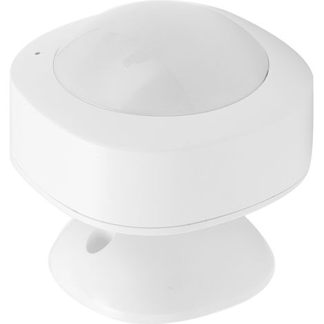 Capteur de mouvement intelligent Wi-Fi avec télécommande à 120° et chargement USB pour buanderie, garage et couloir.