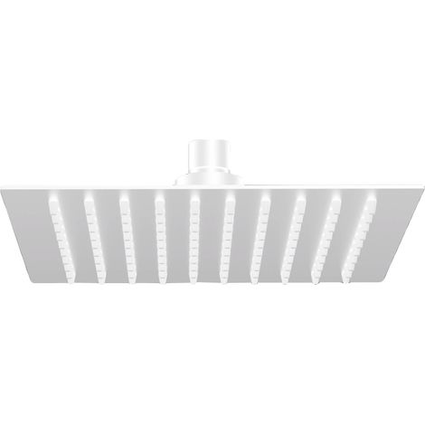 SOFFIONE SLIM QUADRO Bianco Opaco cm 30 x 30 (1/2)