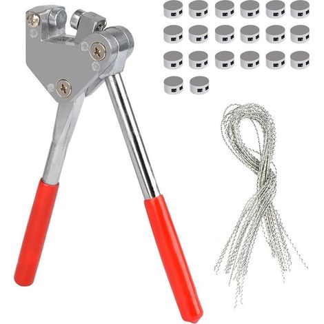 Pince à sceller avec plomb de sécurité de 10 mm de diamètre (1/3)