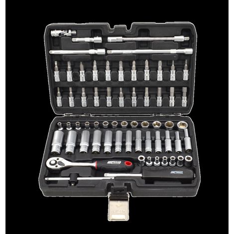 Llaves y dados awtools aw39063bl 63 piezas resistente a corrosión (1/3)