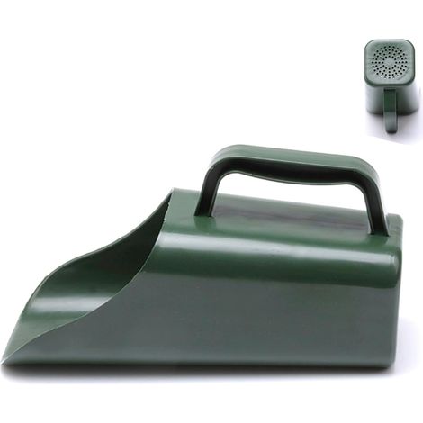 1 - Pelle Jardin - Tamis Granulés - Outil Creusement Sol - Poignée Ergonomique Pour Compost Et Grain - Noir - 25x15cm (1/5)