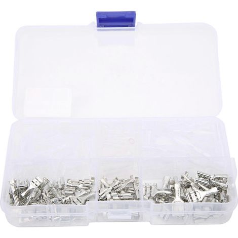 Sortiment mit 150 isolierten Crimp-Kabelverbindern (2,8/4,8/6,3 mm)